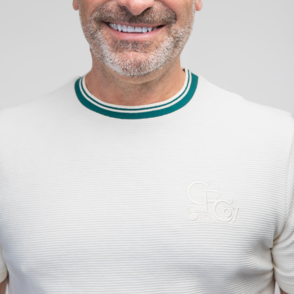 Celtic CFCoy Cream Ripple T-Shirt