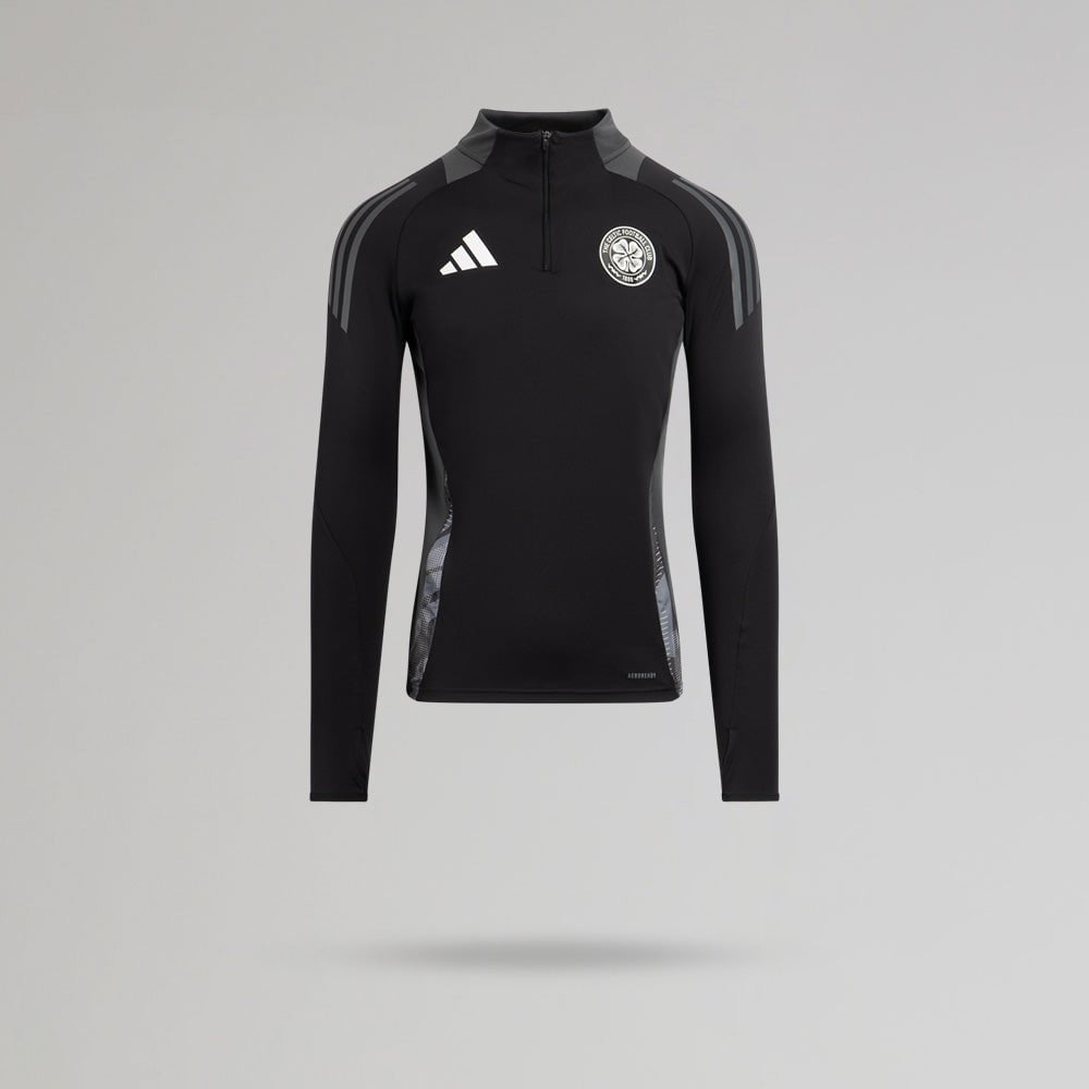 adidas Celtic 2024/25 Junior Black Track Jacket
