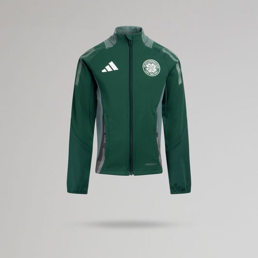 adidas Celtic 2024/25 Junior Green Track Jacket