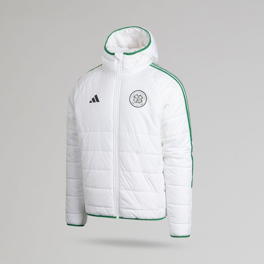 adidas Celtic 2024/25 White Winter Jacket
