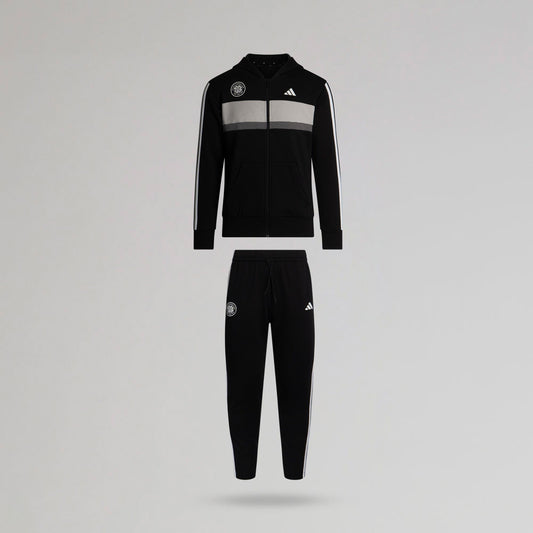 adidas Celtic Junior Black Tracksuit