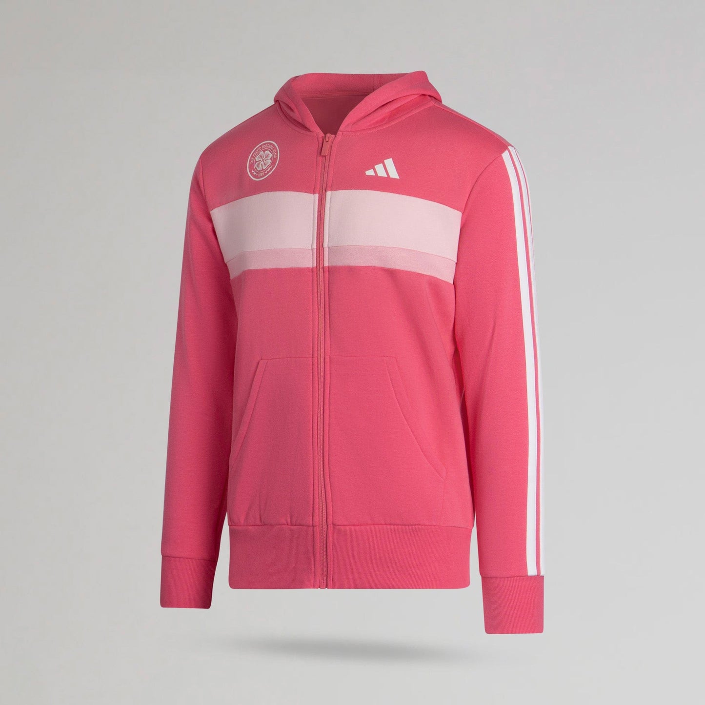 adidas Celtic Junior Pink Tracksuit