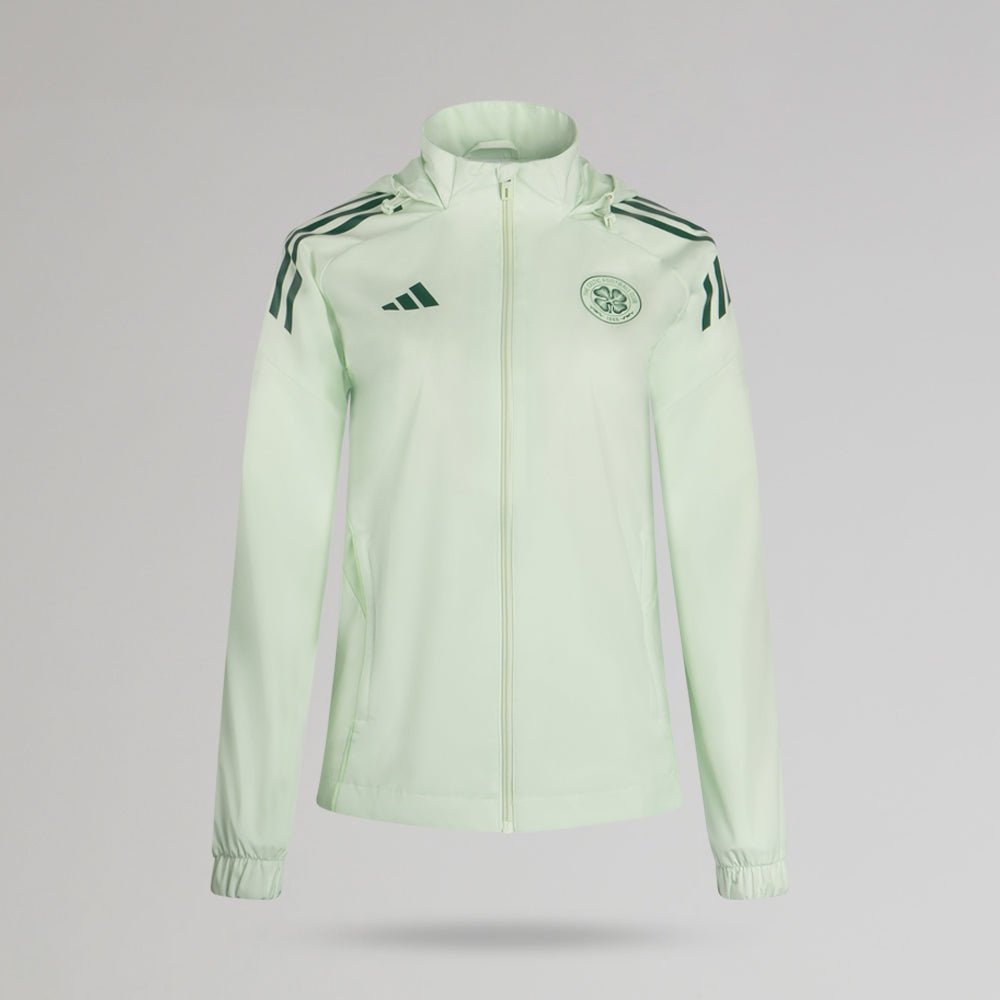 adidas Celtic Women's 2025/26 Mint Green All Weather Jacket