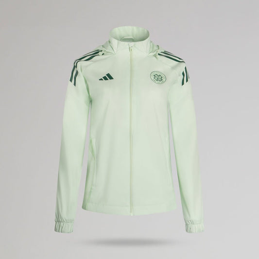 adidas Celtic Women's 2025/26 Mint Green All Weather Jacket
