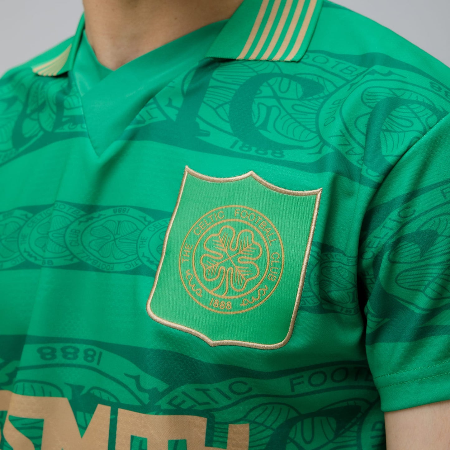 Celtic 1996 Gold Greenout Retro Jersey