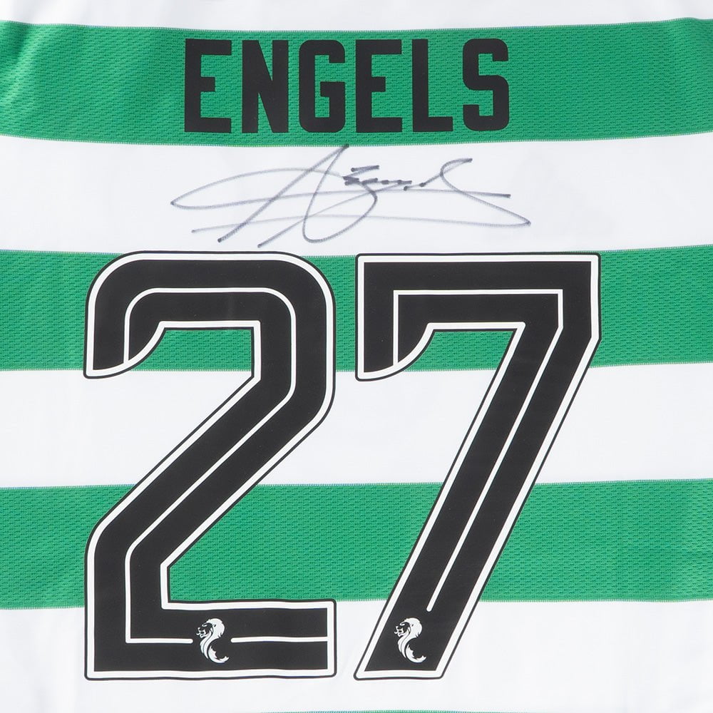 Celtic 2024/25 Arne Engels Signed Home Jersey