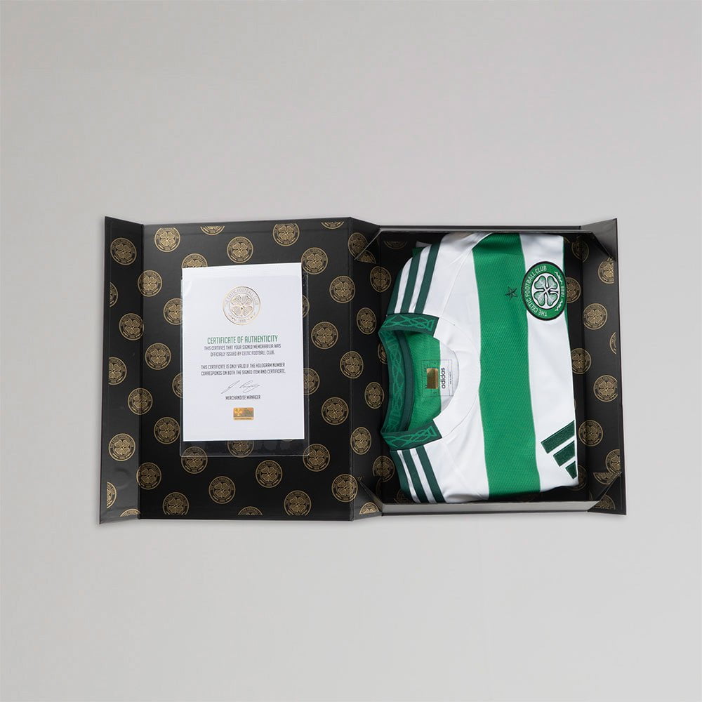 Celtic 2024/25 Arne Engels Signed Home Jersey