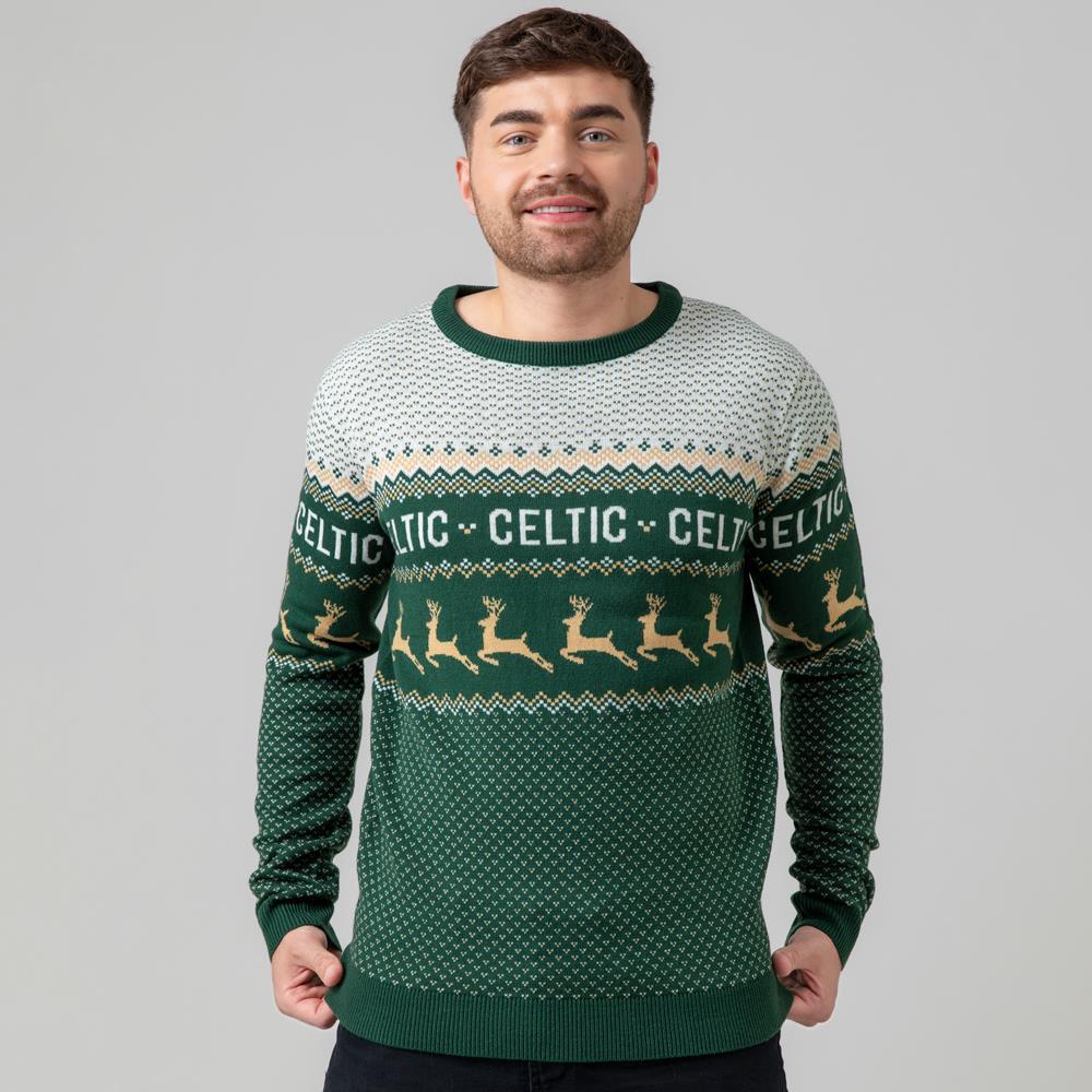 Celtic Adult Patterned Christmas Jumper