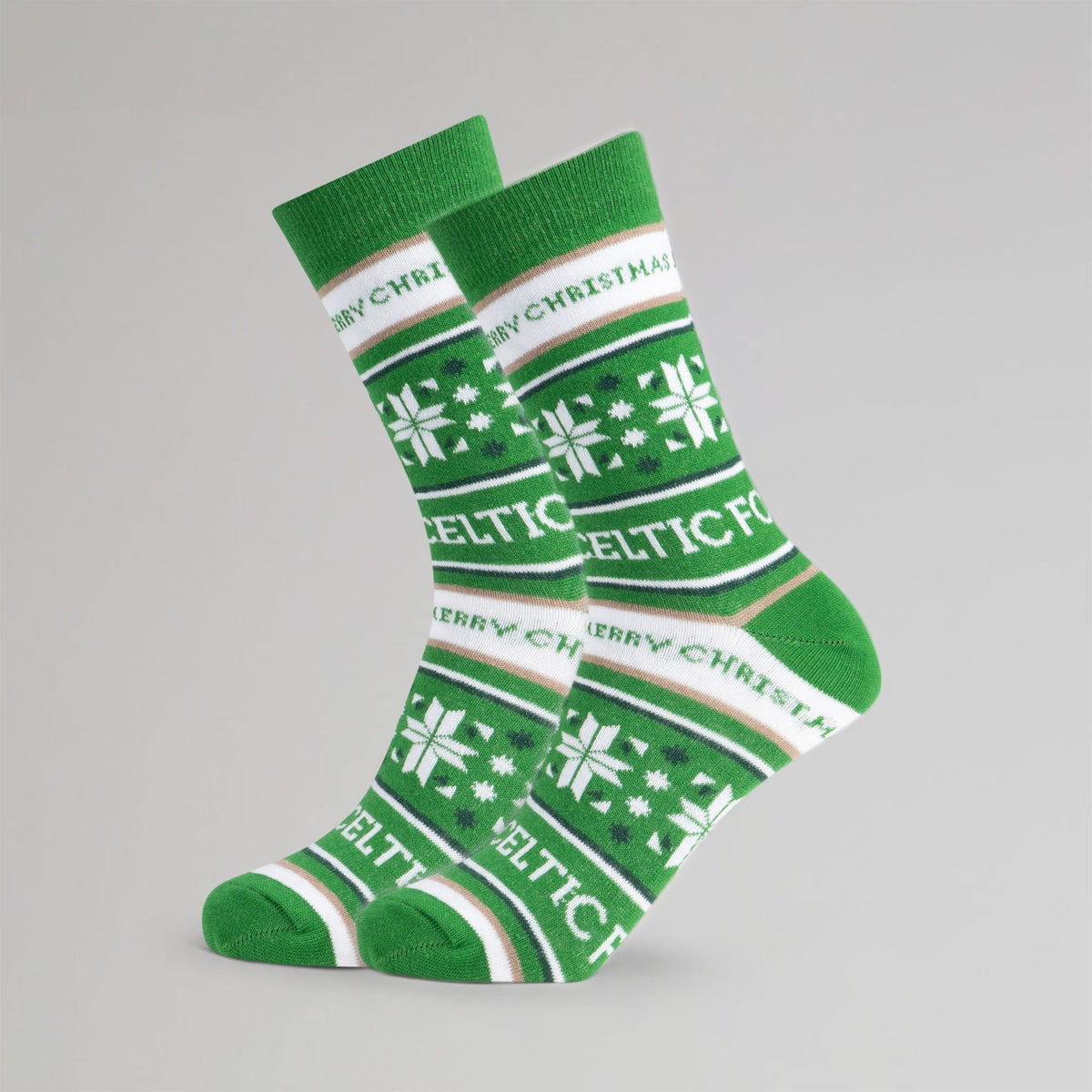 Celtic Christmas Adult Fair Isle Socks