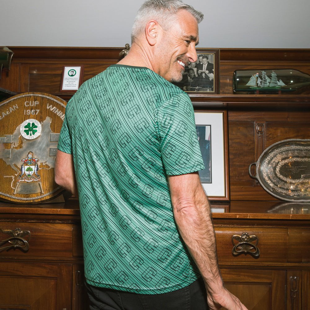 Celtic Clover Green Print T-Shirt