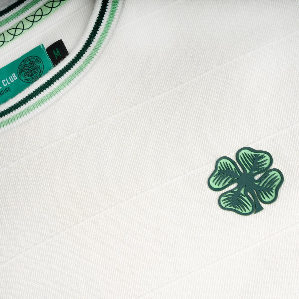Celtic Clover White Stripe T-Shirt