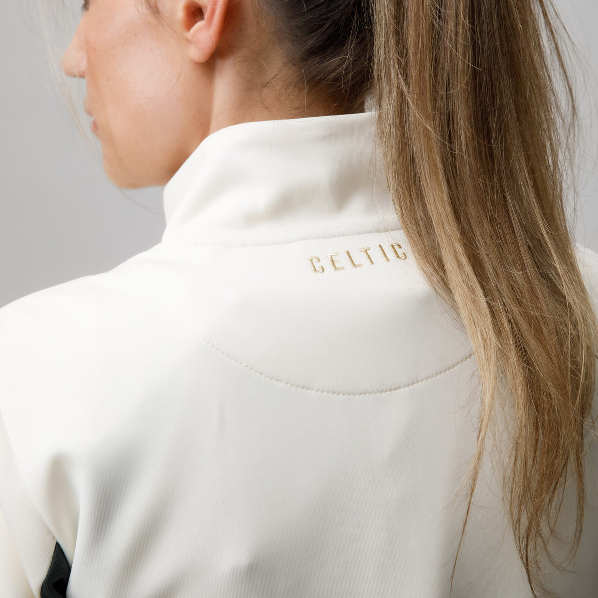 Celtic Clover Women's Cream Track Jacket
