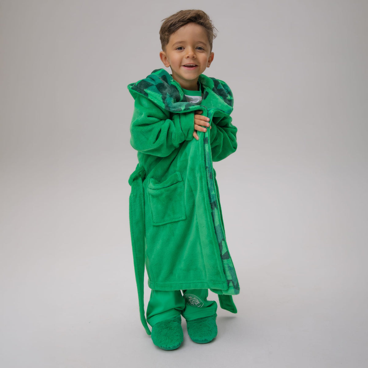 Celtic Crest Junior Green Robe