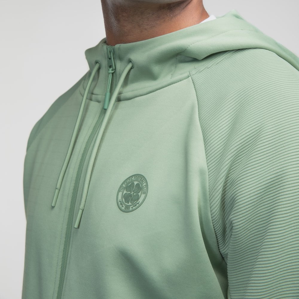 Celtic Crest Ripple Panel Hoodie