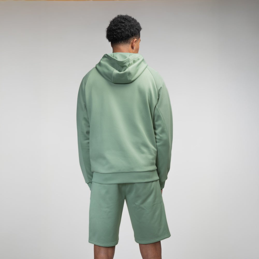 Celtic Crest Ripple Panel Hoodie