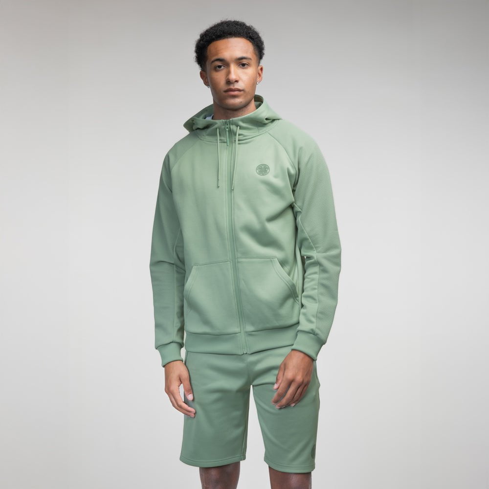 Celtic Crest Ripple Panel Hoodie