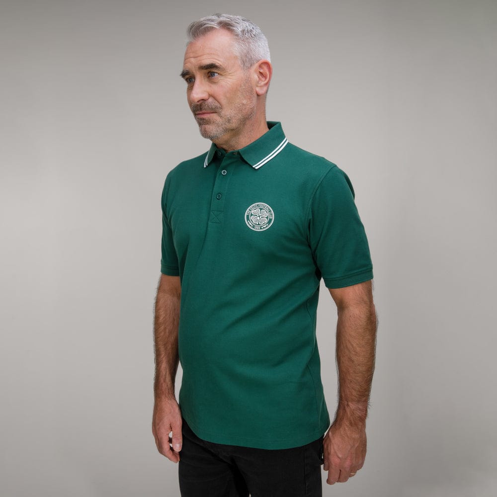 Celtic Essentials Dark Green Polo Shirt