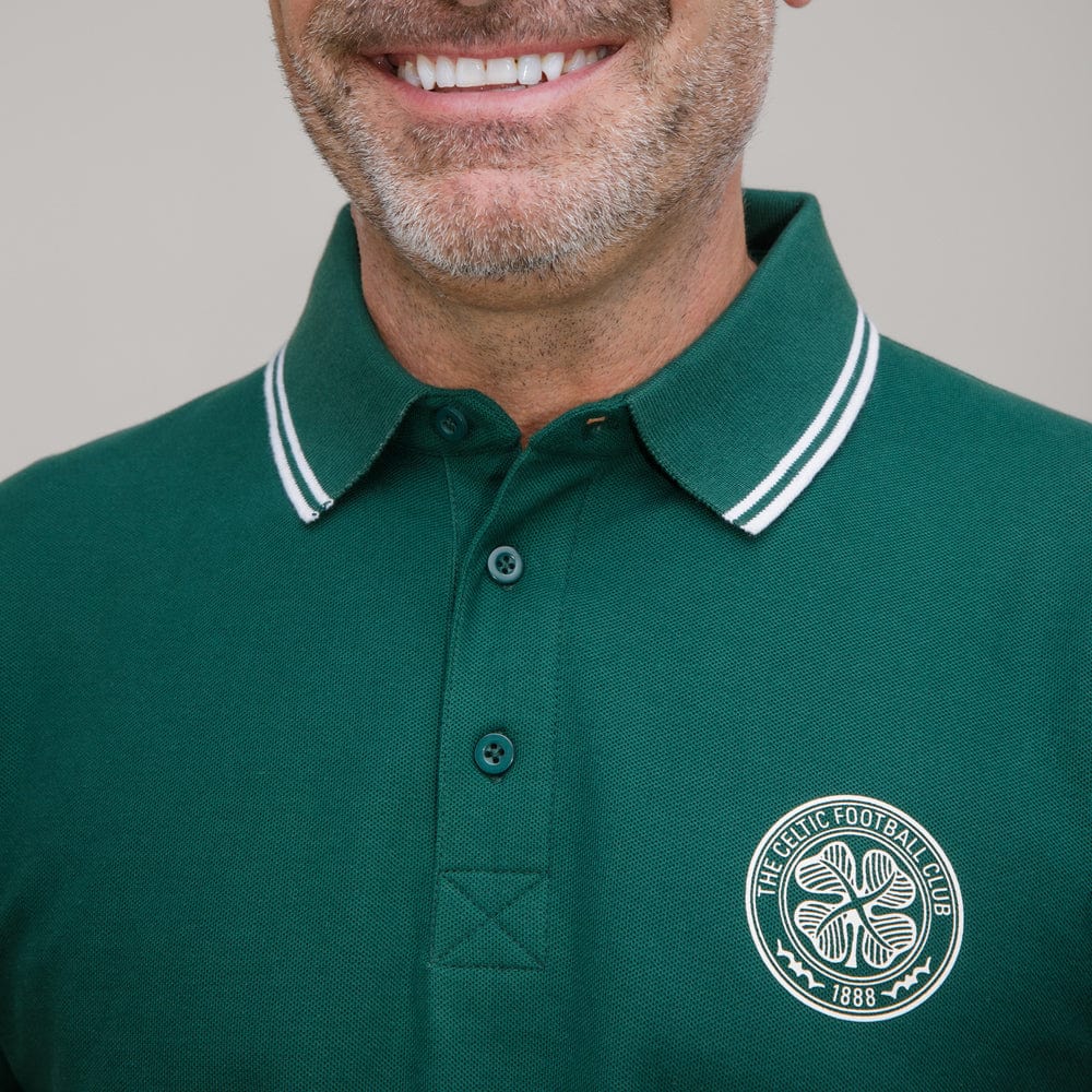Celtic Essentials Dark Green Polo Shirt