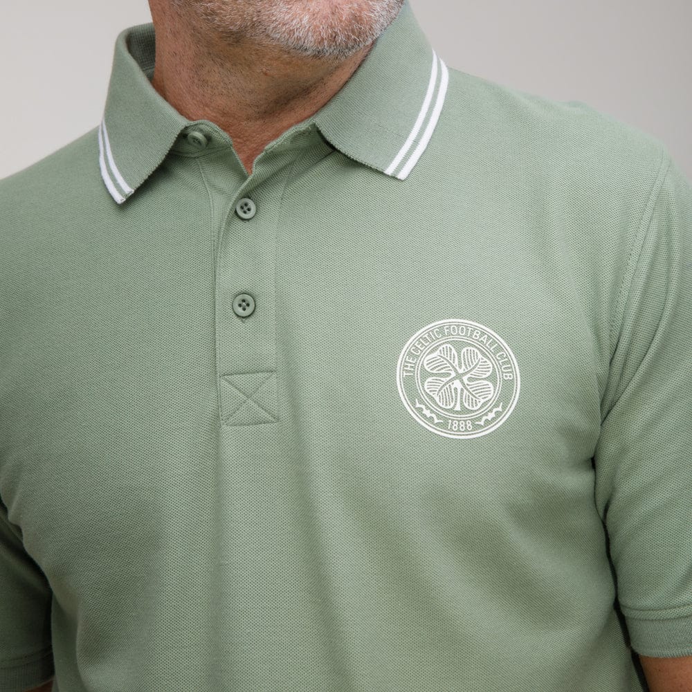 Celtic Essentials Khaki Polo Shirt