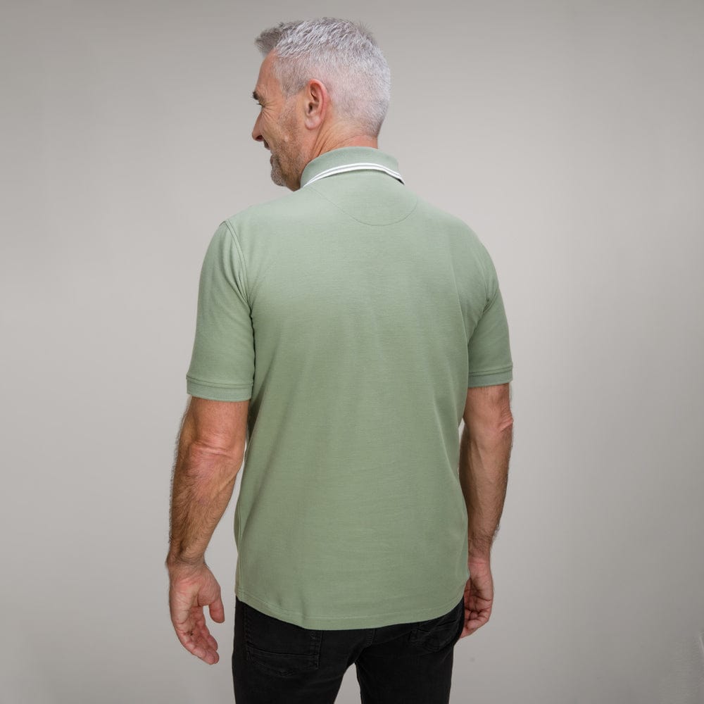 Celtic Essentials Khaki Polo Shirt