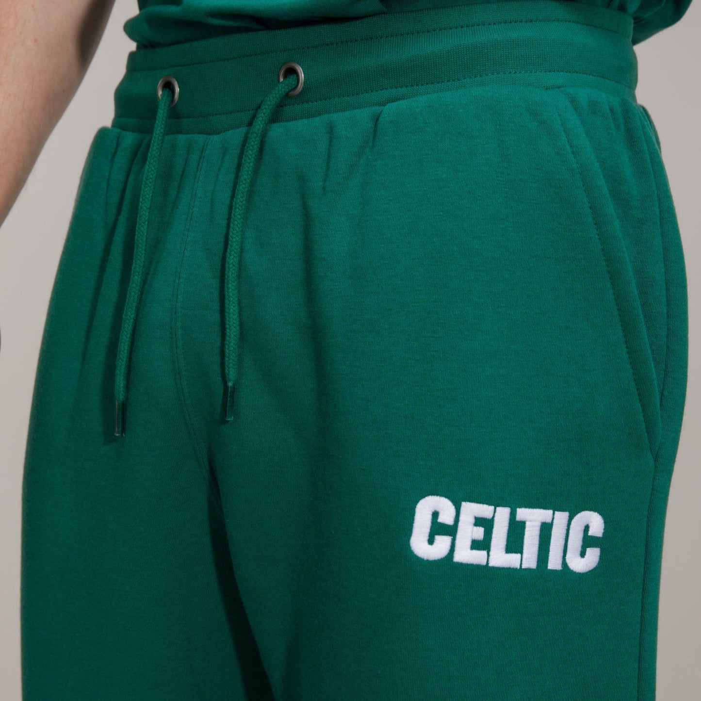 Celtic Green Text Joggers
