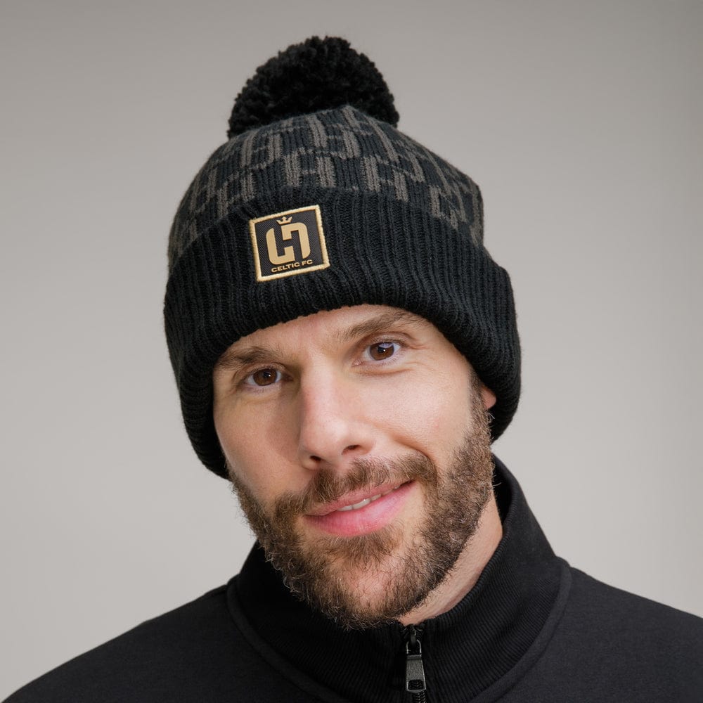 Celtic Henrik Larsson Black Monogram Beanie – Official Celtic Store
