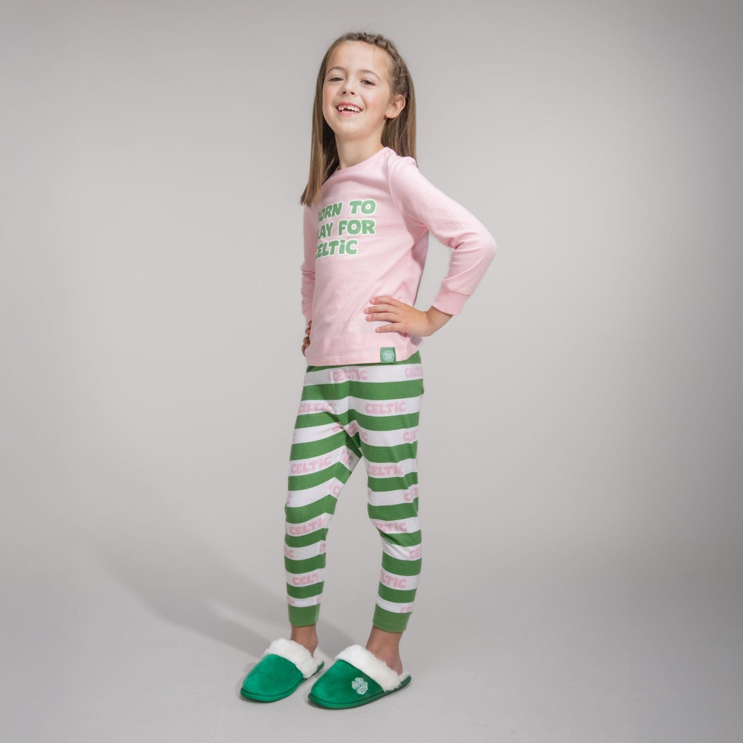 Celtic Infant Pink Born to Play Pyjamas