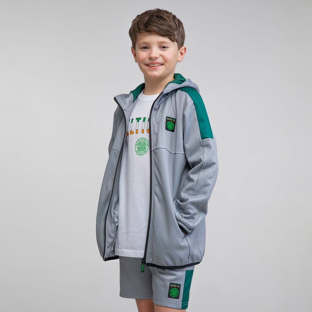 Celtic Junior Crest Zip Hoodie