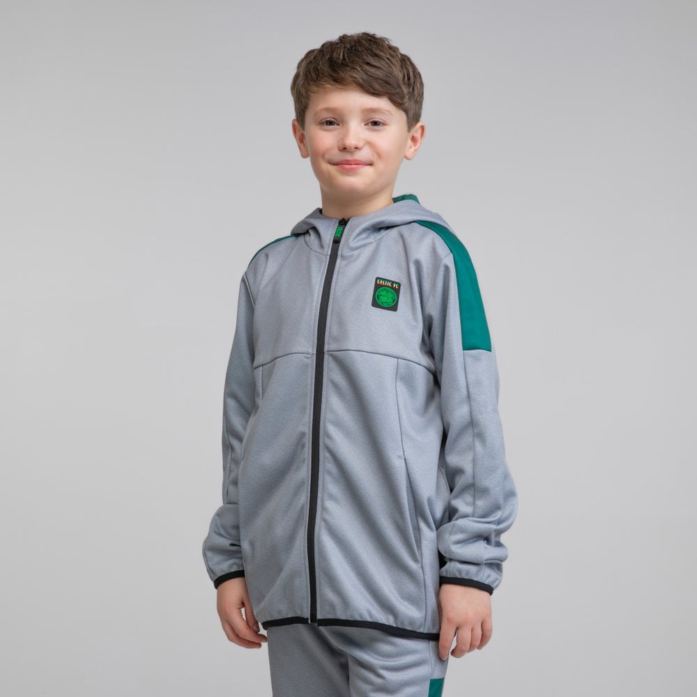 Celtic Junior Crest Zip Hoodie