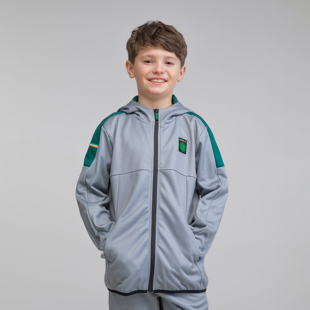Celtic Junior Crest Zip Hoodie