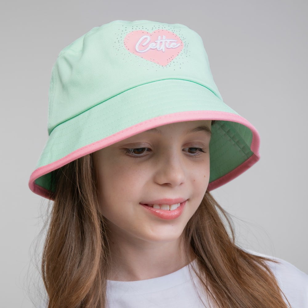 Celtic Junior Sparkle Heart Bucket Hat