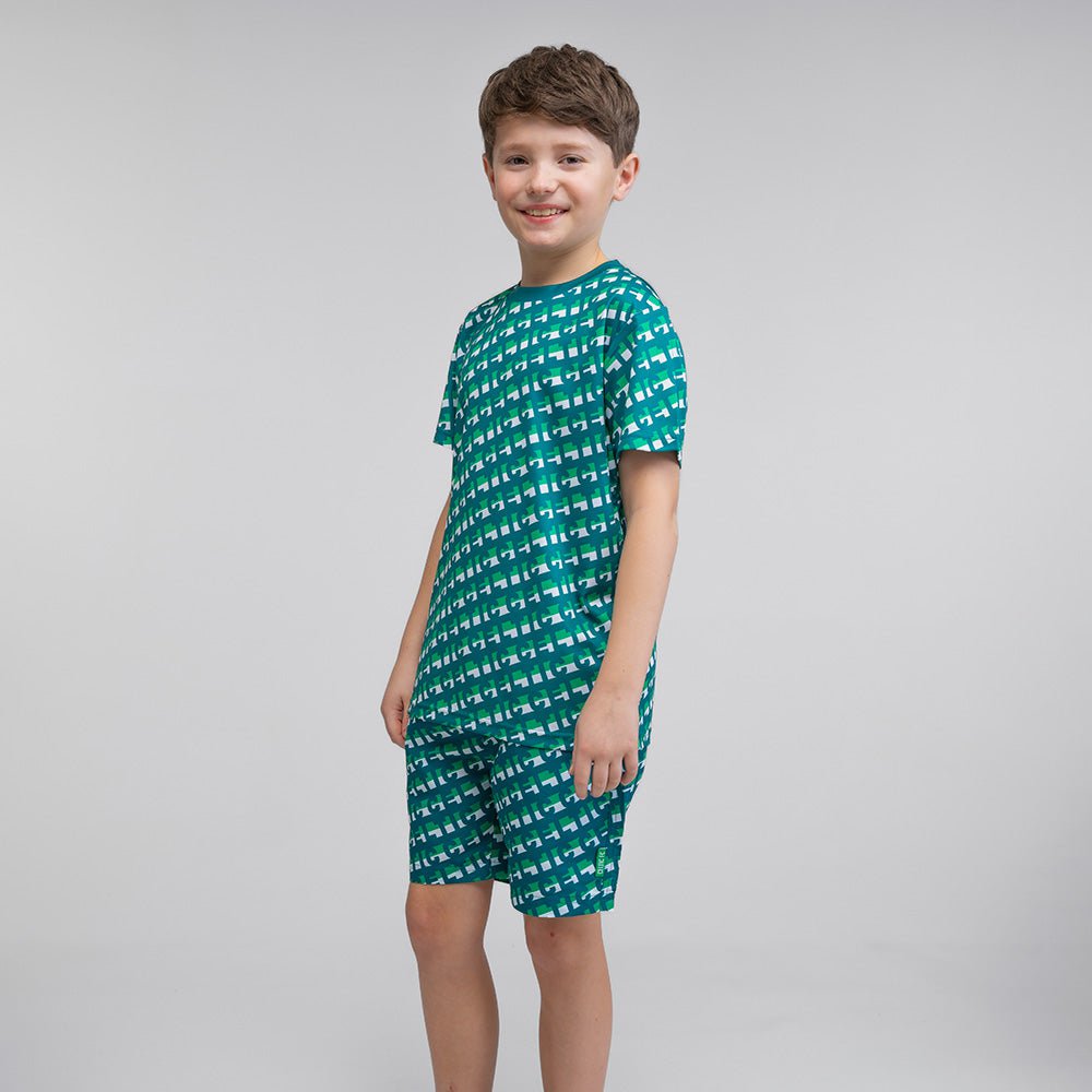 Celtic Junior Text Pattern T-Shirt