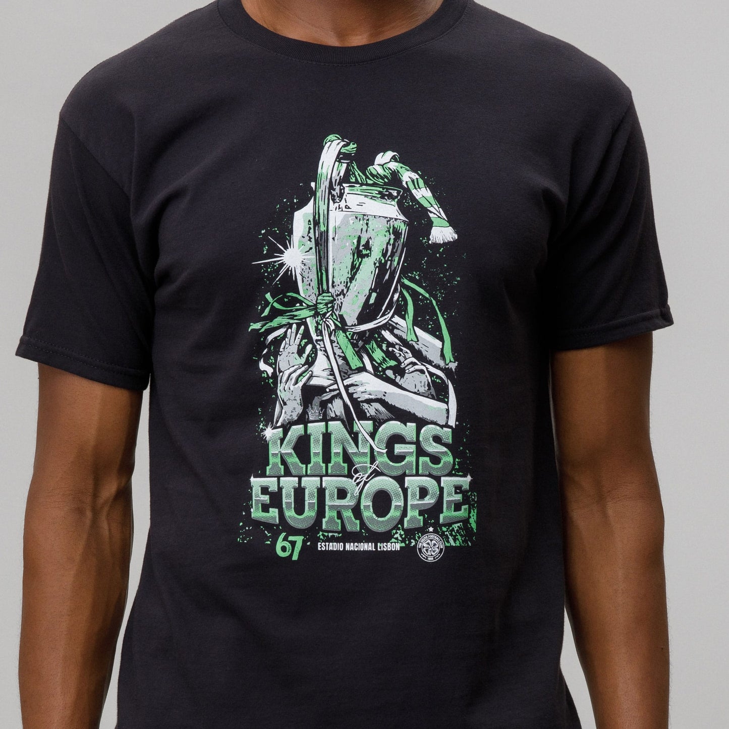 Celtic Lisbon Men's Trophy Black T-Shirt