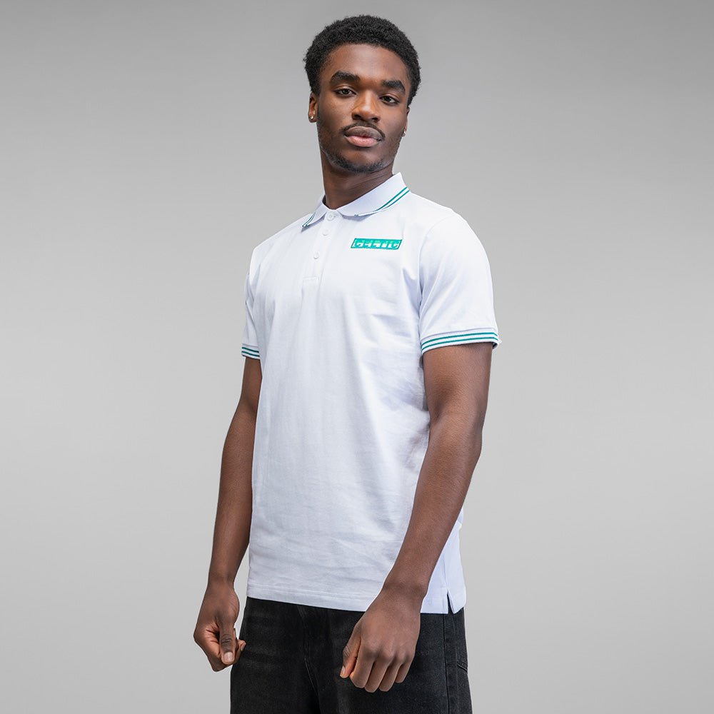 Celtic Text Tipped Polo Shirt