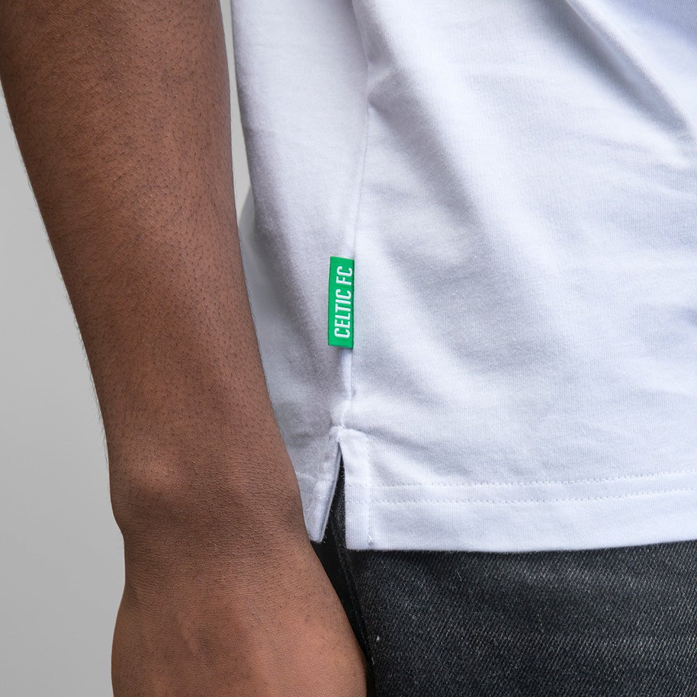 Celtic Text Tipped Polo Shirt