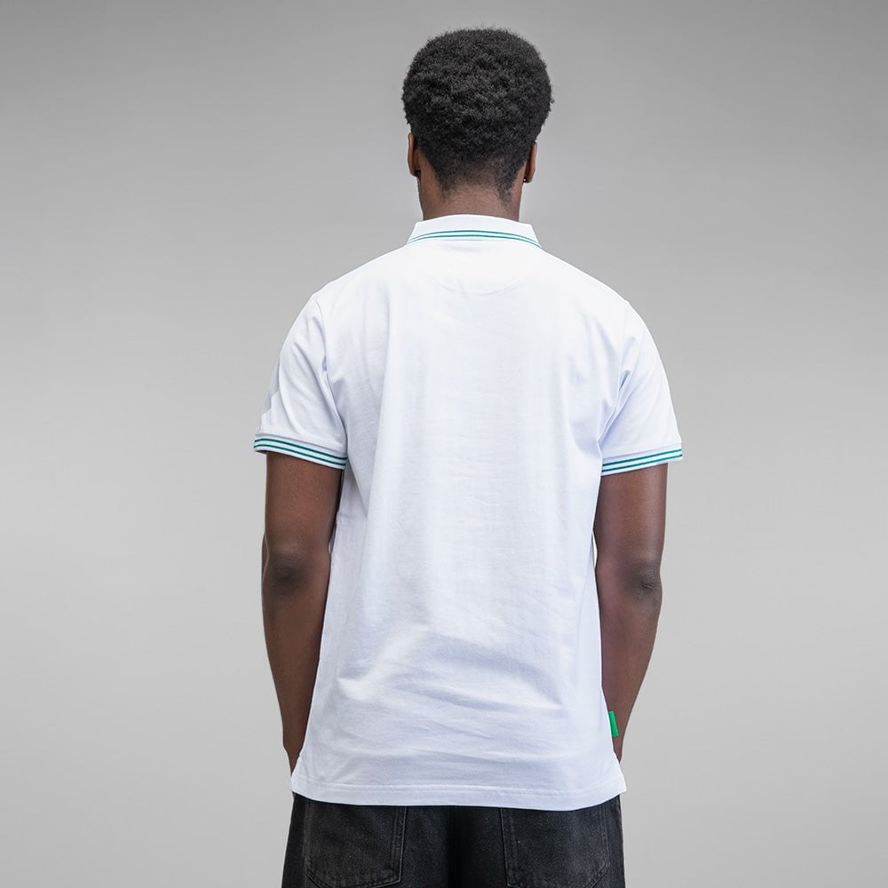 Celtic Text Tipped Polo Shirt