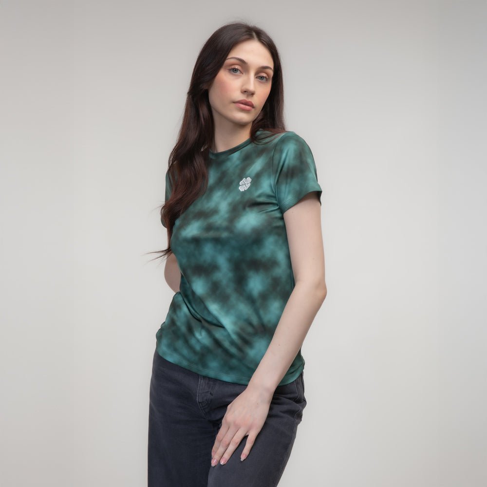 Celtic Women's Dark Green Print T-Shirt