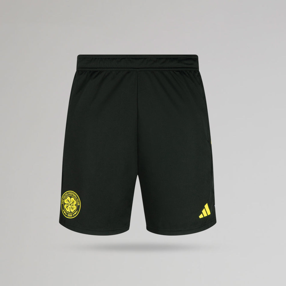 adidas Celtic 2023/24 Junior Schwarze Trainingsshorts