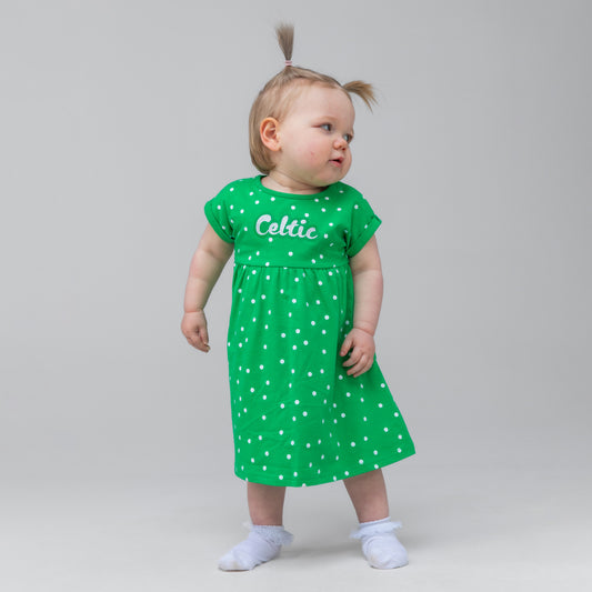 Celtic Kleinkind Glitzer Polka Dot Print Kleid