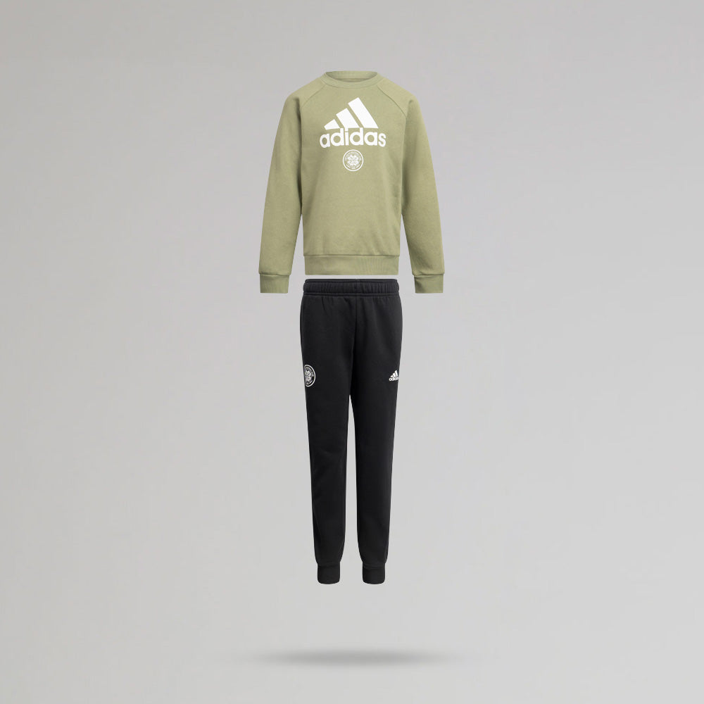 adidas Celtic Junior Grüner Jogginganzug