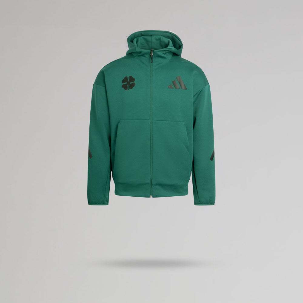 adidas Celtic Junior ZNE Kapuzenpullover, Grün