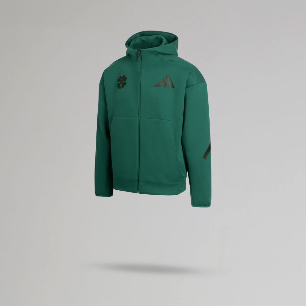 adidas Celtic Junior ZNE Kapuzenpullover, Grün