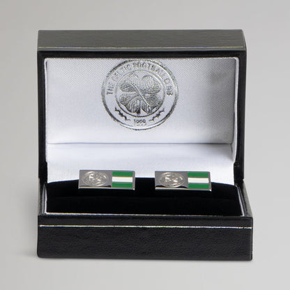 Celtic Crest And Hoops Cufflinks