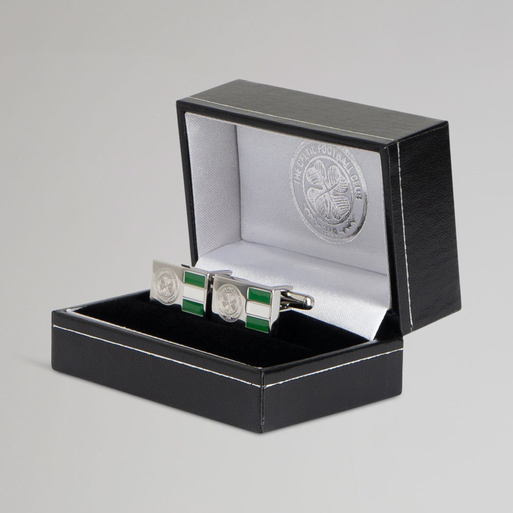 Celtic Crest And Hoops Cufflinks