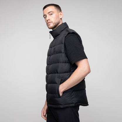 Celtic Crest Black Padded Gilet