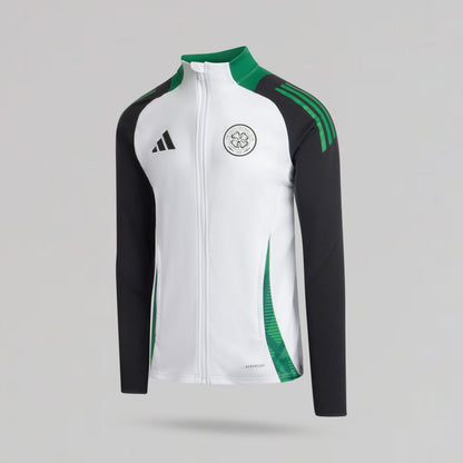 adidas Celtic 2024/25 White Track Jacket