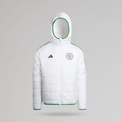 adidas Celtic 2024/25 Weiße Winterjacke