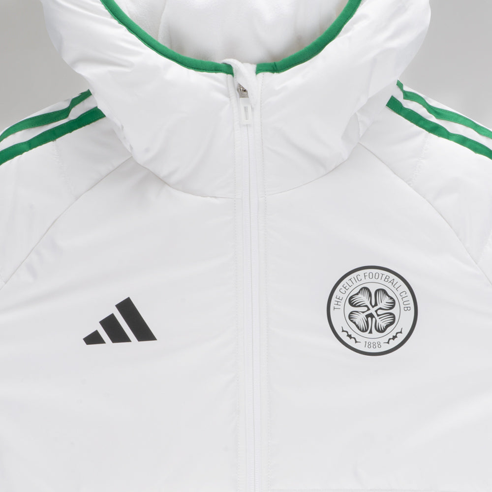 adidas Celtic 2024/25 Weiße Winterjacke