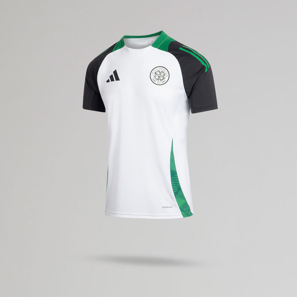 adidas Celtic 2024/25 Junior Weißes Trainingstrikot