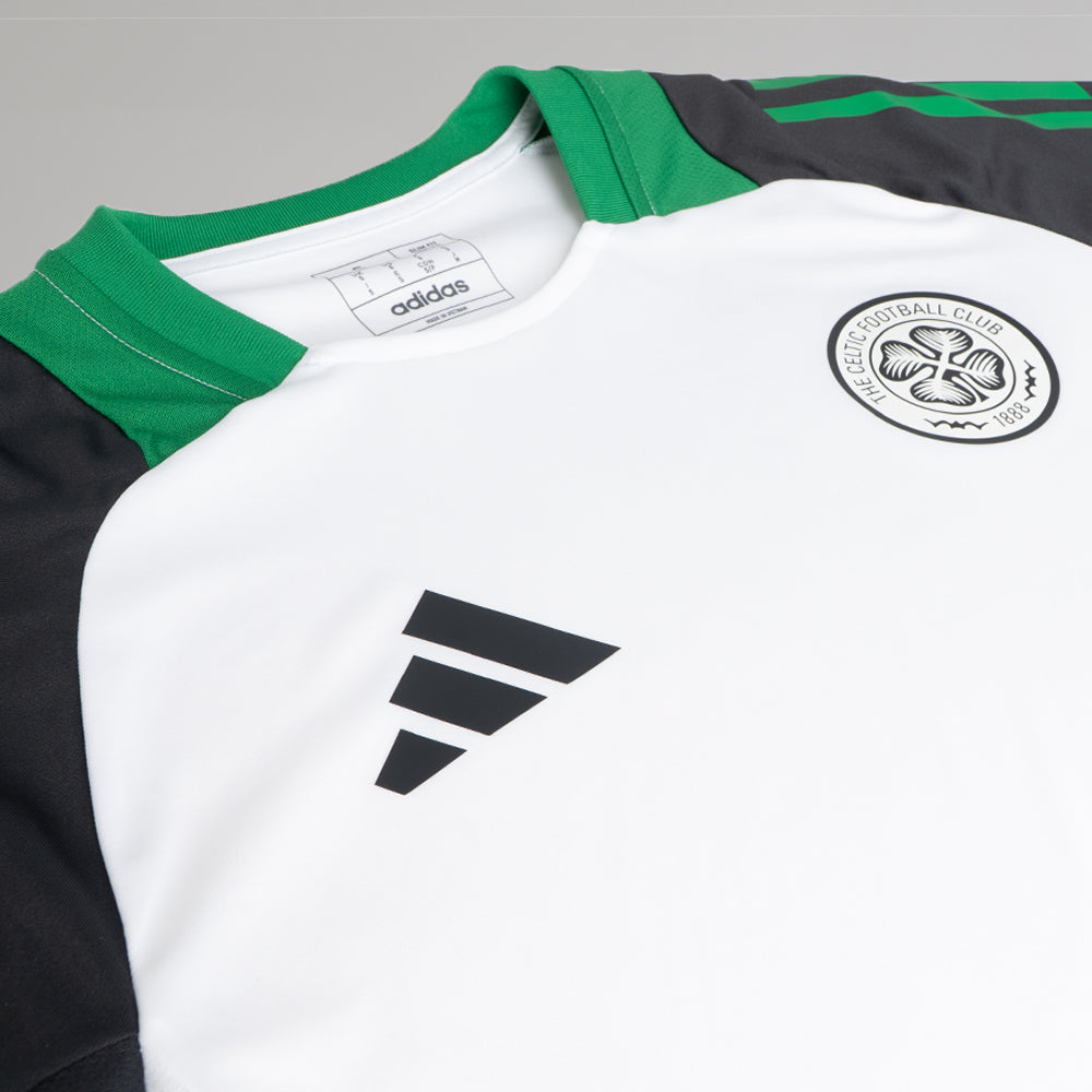 adidas Celtic 2024/25 Junior Weißes Trainingstrikot